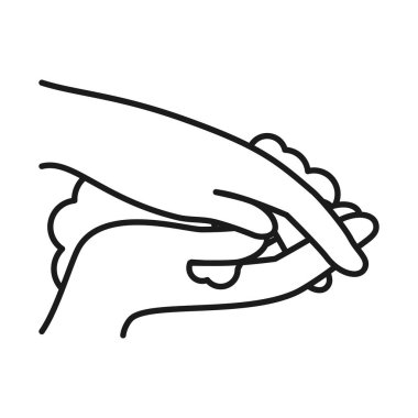 hnad suyla yıkanıyor, sıra şeklinde.