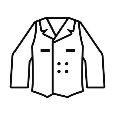 Zarif blazer simgesi, satır biçimi