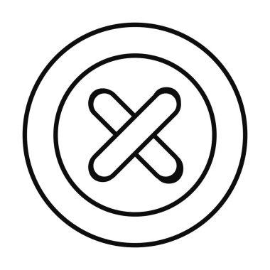 giysi düğmesi simgesi, satır biçimi