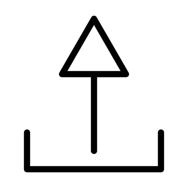 Conceito de interface de usuário do sistema, ícone de símbolo de compartilhamento, estilo de linha — Vetor de Stock