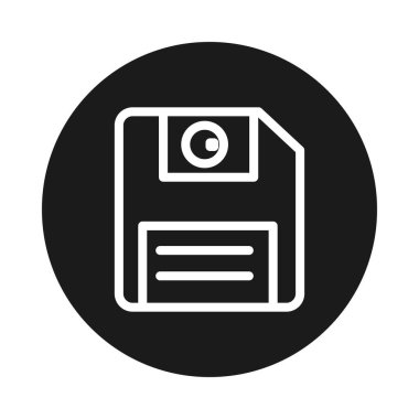 disk simgesi resmi, blok biçimi