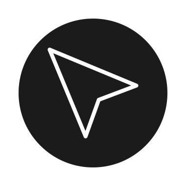 yerelleştirme ok simgesi, blok biçimi