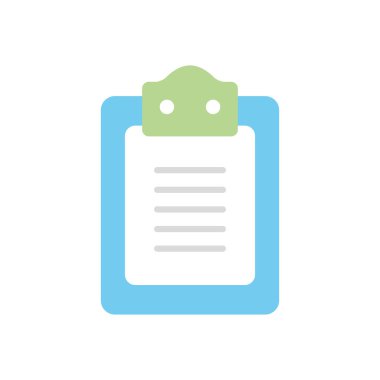 tıbbi rapor simgesi, düz biçim