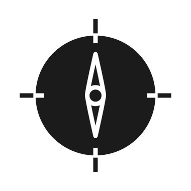 pusula simgesi resmi, siluet biçimi