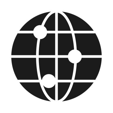 Ağ noktaları, siluet biçimine sahip küresel küre