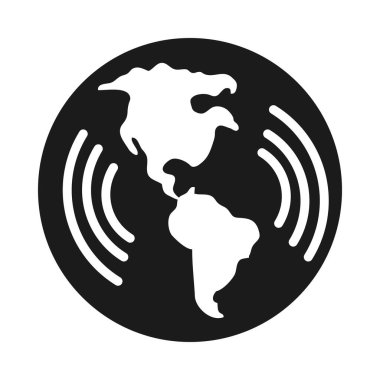 Dünya ikonu, siluet tarzı