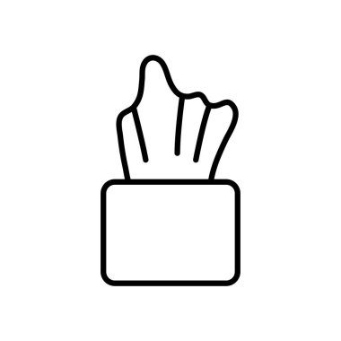 Doku kutusu simgesi, satır biçimi