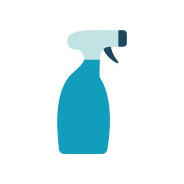 Sprey şişe simgesi, düz stil