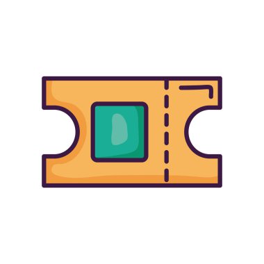 oyun bileti simgesi, satır renk biçimi