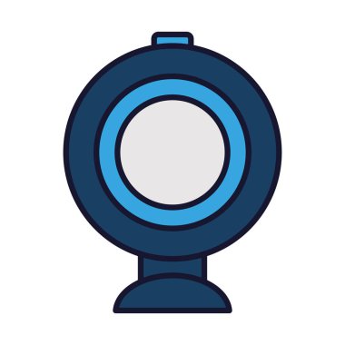 Web kamera simgesi, satır ve dolum biçimi