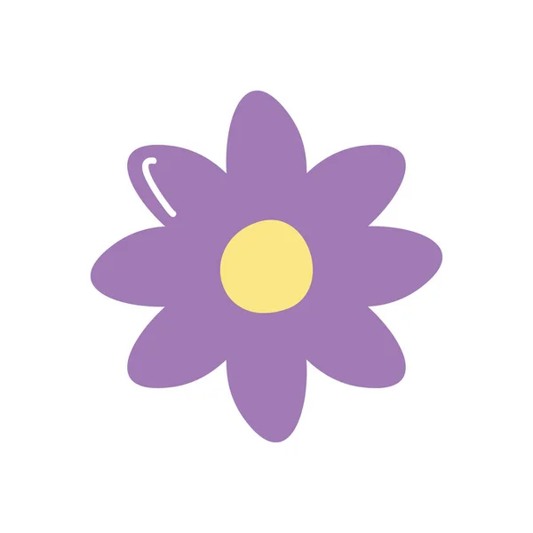 Beautiful flower icon, flat style — Stock Vector