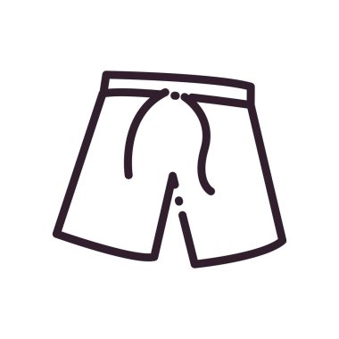 Yaz kısa satır biçim ikon vektör tasarımı