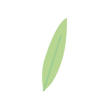 muz tropikal yaprak simgesi, satır biçimi