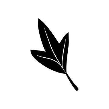 üzüm yaprağı simgesi, siluet biçimi