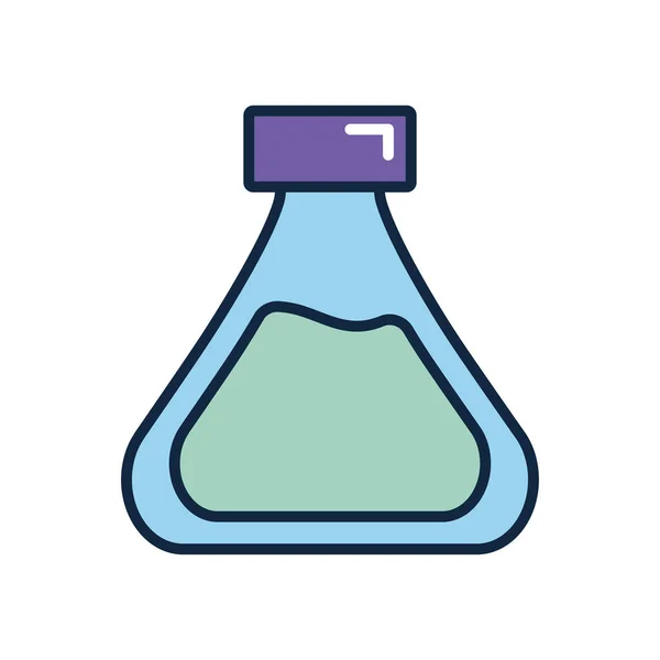 Kémiai lombik ikon, vonal színe stílus — Stock Vector