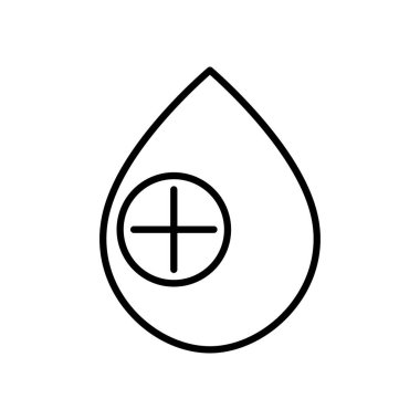 su damlası simgesi, satır biçimi