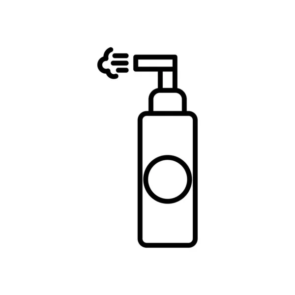 Ikona puszki spray, styl linii — Wektor stockowy