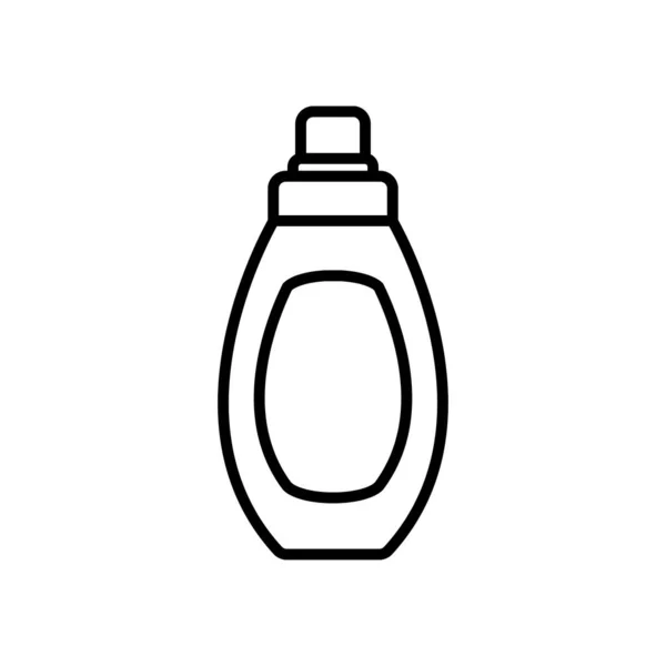 Icono de botella de fragancia, estilo de línea — Vector de stock