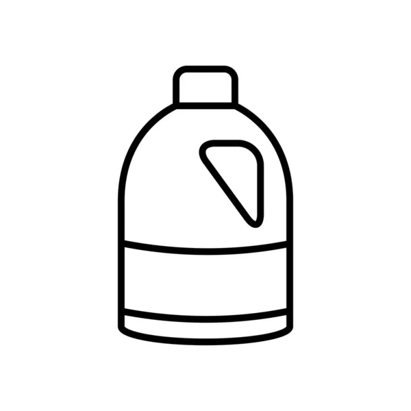 Icono de la botella de jabón, estilo línea — Vector de stock