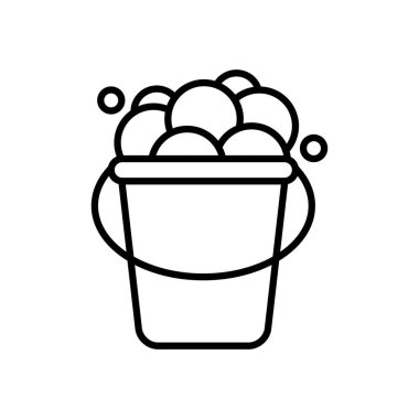 Sabunlu suyla temizleme kovası, sıra tarzı.