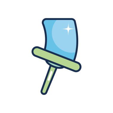 Temizleme çubuğu simgesi, satır doldurma biçimi