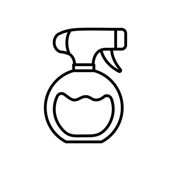 Atomizer bottle icon, line fill style — Stock Vector