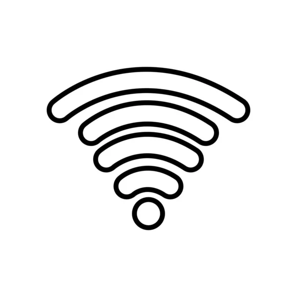 Web icons concept, wifi symbol icon, line style — Stock Vector