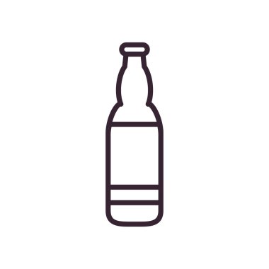 bira şişesi çizgisi biçim vektör tasarımı