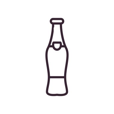 bira şişesi çizgisi biçim vektör tasarımı