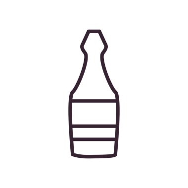 bira şişesi çizgisi biçim vektör tasarımı