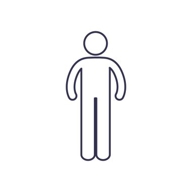 Isolated avatar line style icon vector design