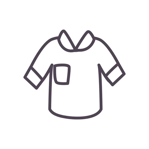 ( 영어 ) Soccer tshirt line icon vector design — 스톡 벡터