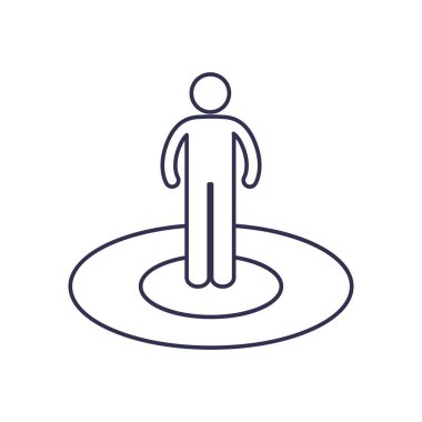 Isolated avatar line style icon vector design