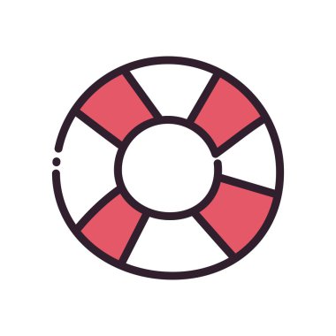 Yaz çizgili şamandıra doldurma ve satır biçimi vektör tasarımı