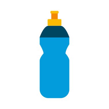 su şişesi düz biçim ikon vektör tasarımı