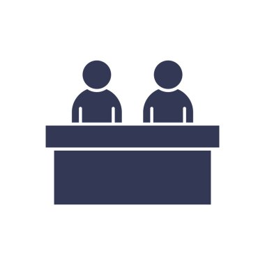 Masa düz biçim ikon vektör tasarımındaki Görseller