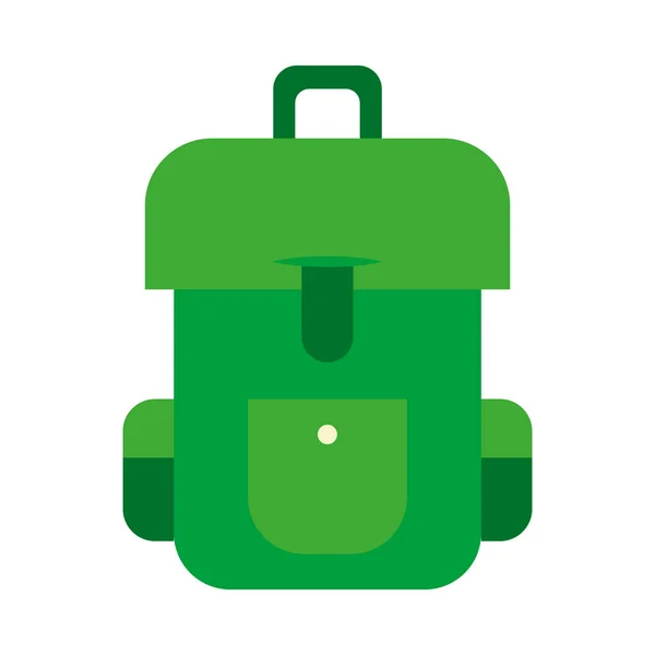 Travel bag flat style icon vector design — Stock Vector