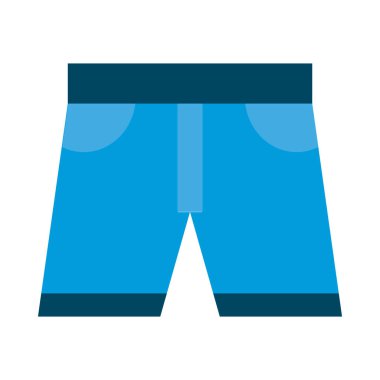 erkek kısa düz biçim ikon vektör tasarımı