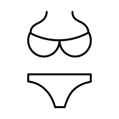 kadın bikini çizgisi biçim vektör tasarımı