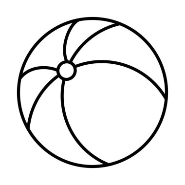 Yaz çizgili top çizgisi biçim vektör tasarımı