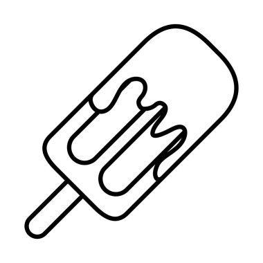 çubuk çizgisi biçim vektör tasarımlı dondurma