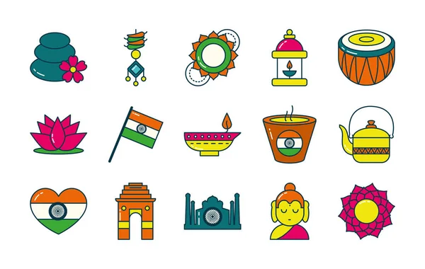 Hint satırı ve doldurma biçim ikonu vektör dizaynı — Stok Vektör