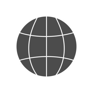 küresel küre simgesi, siluet biçimi