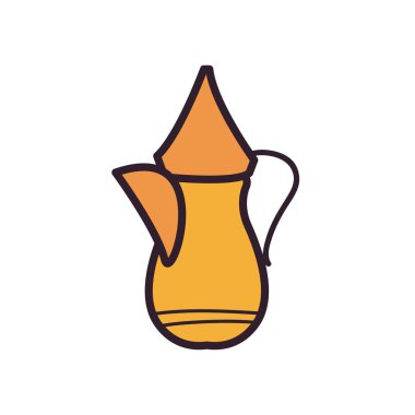 Hint çaydanlığı doldurma biçim vektör tasarımı