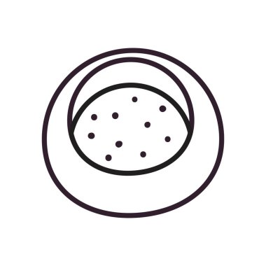 Raksha bandhan kavanoz çizgisi biçim vektör tasarımı