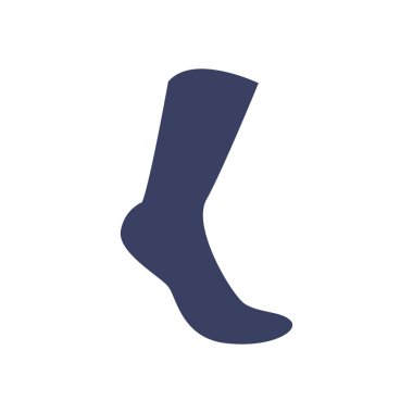 çalışan ayak silueti biçim vektör tasarımı