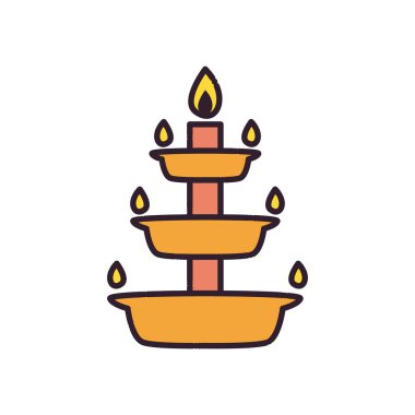 Hint diwali mumu biçim ikonu vektör tasarımı