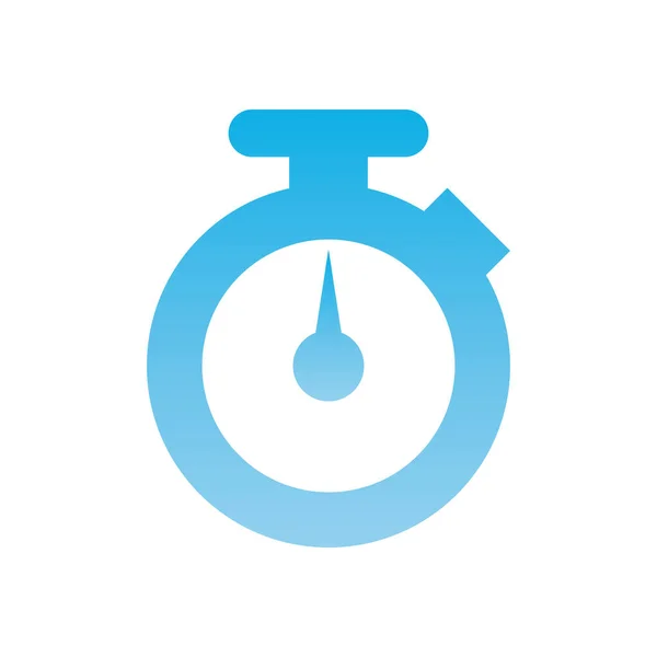 Chronomètre instrument gradient style icône vectoriel design — Image vectorielle