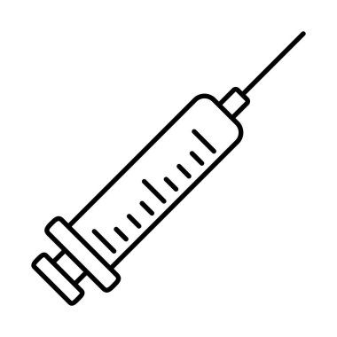 Şırınga simgesi resmi, satır biçimi