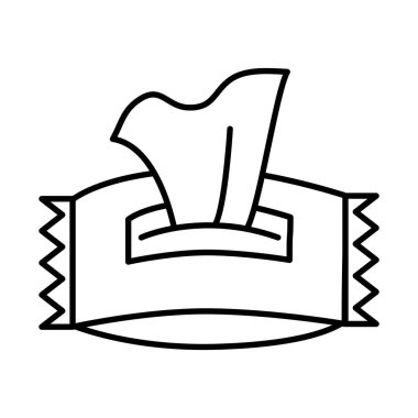 doku torba simgesi, satır biçimi